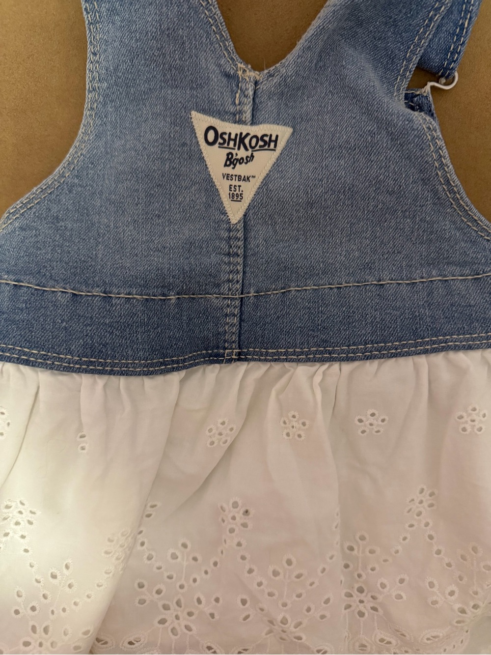 Denim Overall Dress - Picture 2 of 3